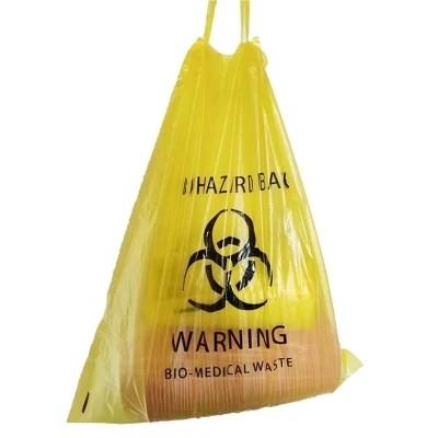 Túi đựng rác LDPE / HDPE Biohazard sinh học có thể phân hủy sinh học