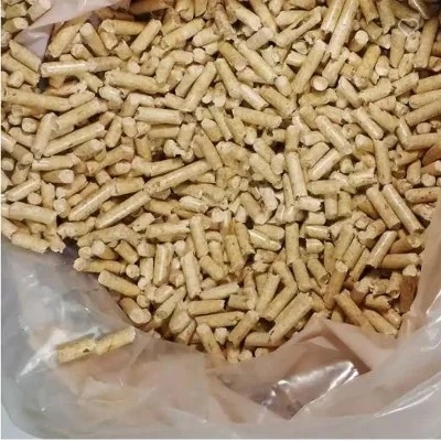 100% mùn cưa viên nén nhiên liệu gỗ sinh khối 15kg Túi trên 85% độ tinh khiết