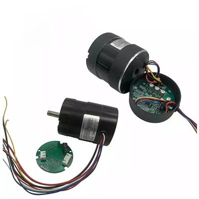 12v 24v 36v 48v Động cơ bánh răng hành tinh DC không chổi than Bánh răng côn Độ ồn thấp 57MM