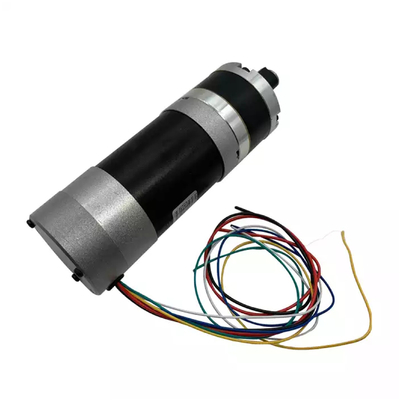 12v 24v 36v 48v Động cơ bánh răng hành tinh DC không chổi than Bánh răng côn Độ ồn thấp 57MM