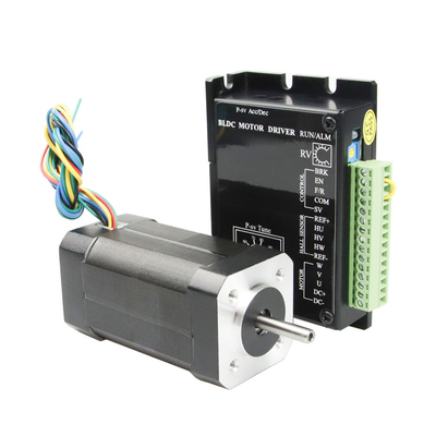 Động cơ bánh răng không chổi than 24v 77.5W 42mm vuông 3 pha BLDC 4000rpm