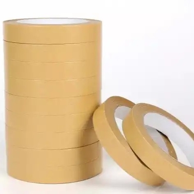 Logo tùy chỉnh được in Băng keo đóng gói Kraft Băng keo giấy thủ công tự dính OEM