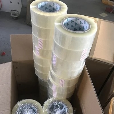 Hộp carton Stick Di chuyển băng đóng gói mạnh mẽ OPP trong suốt không thấm nước
