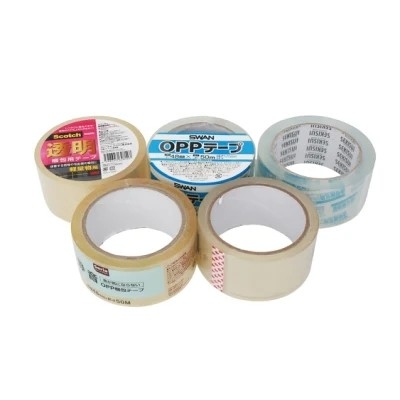 Clear / Brown / Color Good Tack Hộp có thể tùy chỉnh Băng đóng gói BOPP High Viscose