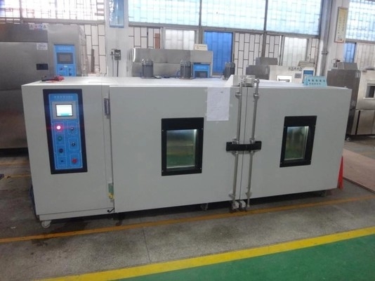 Đi bộ trong phòng thử nghiệm khí hậu độ ẩm nhiệt độ Ac380v với điều khiển Pid Ssr