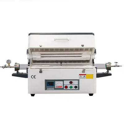 Lò ống chân không 1400 ℃ được sử dụng để thử nghiệm vật liệu kim loại trong nhà máy