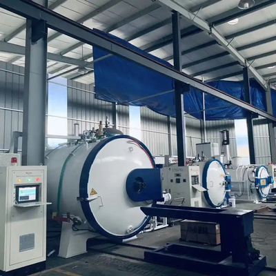 Gia nhiệt cacbua Lò nung nóng ép chân không 300 tấn