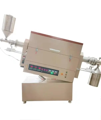 Lò ống quay nhiệt độ cao 1200 ℃ được chứng nhận CE có thể nghiêng ở mọi góc độ