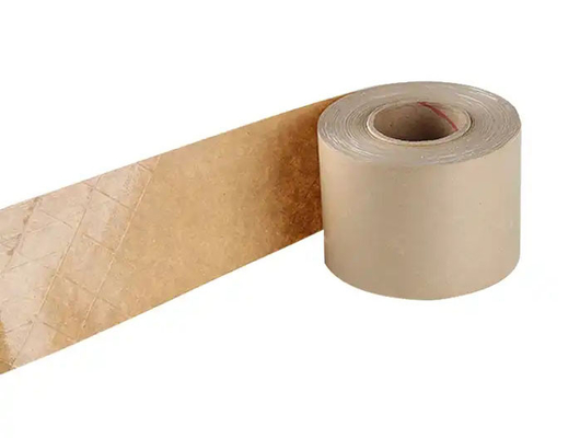 Băng giấy Kraft được kích hoạt bằng nước màu nâu có thể được tùy chỉnh và chống tĩnh điện
