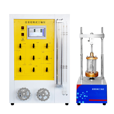 Thiết bị ba trục được kiểm soát căng thẳng để kiểm tra độ bền của mẫu đất