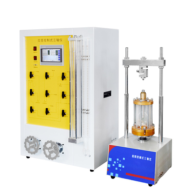 Thiết bị ba trục được kiểm soát căng thẳng để kiểm tra độ bền của mẫu đất
