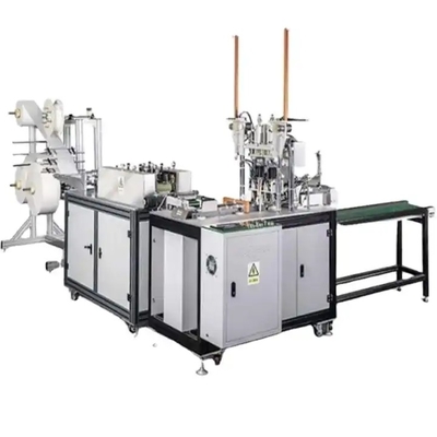 Máy làm mặt nạ dùng một lần với mặt nạ gấp vải không dệt 3 lớp