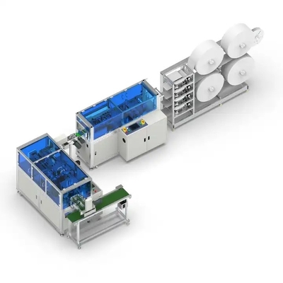 Tốc độ tối đa 170 Cái / phút Máy phẫu thuật mặt nạ y tế dùng một lần Tốc độ cao