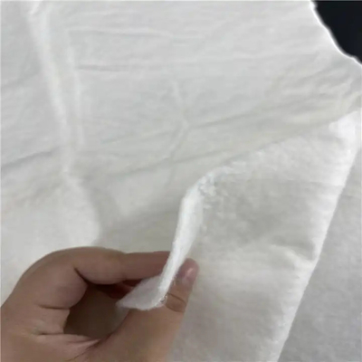 Sản phẩm bột màu trắng vải không dệt 100% tre 50 ~ 100m