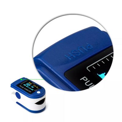 Máy đo oxy đầu ngón tay 128 * 64 ABS di động Máy đo nhịp tim tại nhà Màn hình hiển thị Oled
