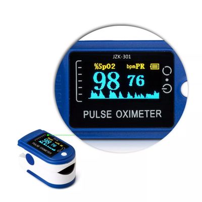 Đầu dò nhiệt độ 180BPM Máy đo nồng độ đầu ngón tay Máy đo nồng độ oxy trong máu Ngón tay Màn hình bão hòa oxy trong máu Spo2