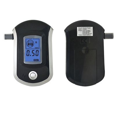 Màn hình LCD Phân tích nhanh Máy kiểm tra nồng độ cồn trong hơi thở với ống ngậm