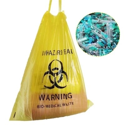 Túi đựng rác LDPE / HDPE Biohazard sinh học có thể phân hủy sinh học